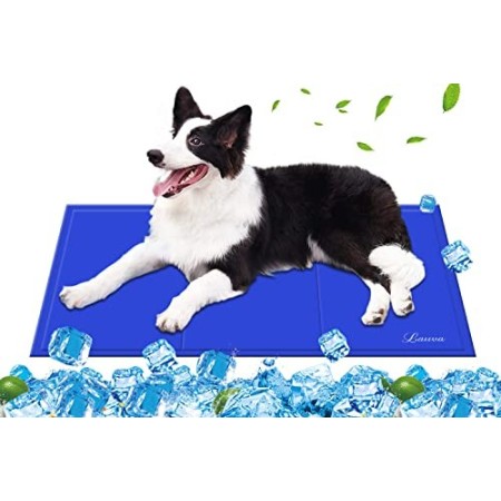 Lauva Tappetino per Cane, Tappetino Rinfrescante per Animali – Tappeto in Gel Autorinfrescante – Giaciglio Rinfrescante per 