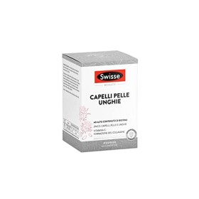 Swisse Integratore Capelli Pelle Unghie, Integratore Alimentare con Biotina, Zinco, Vitamina C, Ferro, Silicio ed estratto di Ca