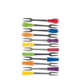 Tescoma Presto Forchettine per Aperitivo, 12 Pezzi, Acciaio Inossidabile, Multicolore, Set