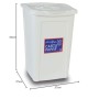 Duplast 7463 Contenitori per la Raccolta Differenziata, 50 L, Set di 3 Pezzi, Multicolore, 37 x 37 x 53 cm