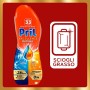 Pril Gold Gel lavastoviglie Anti Odore, Detersivo lavastoviglie con sgrassatore attivo, 132 lavaggi, 4 x 600 ml