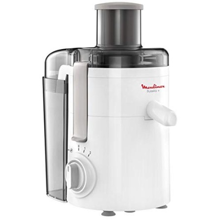 Moulinex JU3701 Frutelia+, Estrattore di Succo a Freddo, Dotato di Ampia Apertura, Facile da Pulire, 2 Velocità e Modalità Pul