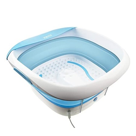 Homedics FB-350-EU Idromassaggiatore Plantare Salvaspazio, Vasca per Idroterapia con Massaggio a Vibrazione e Calore