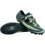 LUCK Scarpe da Ciclismo Master, con Suola di Carbonio E Tripla Striscia di Velcro per Una Fissaggio, Nero. (41 EU)