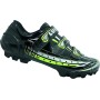 LUCK Scarpe da Ciclismo Master, con Suola di Carbonio E Tripla Striscia di Velcro per Una Fissaggio, Nero. (41 EU)