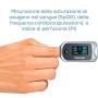 Beurer PO 40 - Pulsossimetro per il Monitoraggio della Saturazione di Ossigeno nel Sangue, Battito Cardiaco e Indice di Perfusio