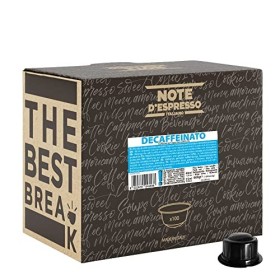 Note D'Espresso, capsule di caffè per macchine Caffitaly, Decaffeinato, confezione da 100 x 6,8 g