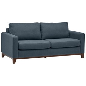 Marchio Amazon - Rivet, divano con base esposta in legno, modello North End, larghezza 78 cm, denim
