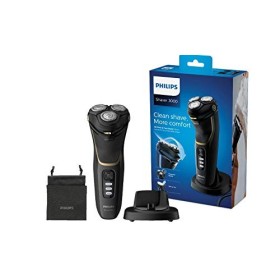 Philips Rasoi Elettrici S3333/54 Serie 3000, Rasoio Elettrico, Nero/Oro