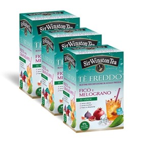 Sir Winston Tea Tè Freddo Fico Melograno - 3 confezioni da 45g
