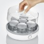 Severin Italia JG 3518, Yogurtiera con 7 Vasetti in Vetro da 150 ml con Coperchi 100% BPA Free, Yogurt Greco Realizzabile, Ricet