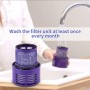 Morpilot Filtro di Ricambio per Dyson V10, Confezione da 3, Filtro Lavabile Compatibile con Dyson V10, Dyson SV12, con Spazzola 