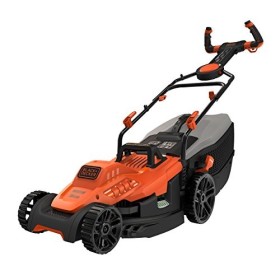 BLACK+DECKER BEMW471ES-QS Rasaerba a filo 1600W, Taglio 38cm, Impugnatura EasySteer