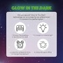 Bedlam Supersonic Glow in the Dark set copripiumino, poliestere/cotone, blu, singolo