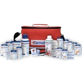 FARMAMED Kit Primo Soccorso Professionale di 250 pezzi, Borsa Medica Sportiva, Kit Pronto Soccorso per auto, casa, viaggio, spor