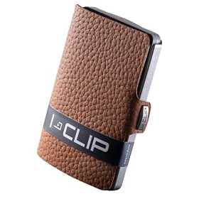 I-CLIP ® Portafoglio Pure Marrone dado (Disponibile In 5 Versioni)