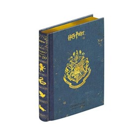 Diario 16 mesi cm 13x17,7 cartonato datato - Harry Potter scuola 2019 blu