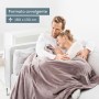 Beurer HD 75 Cosy Termocoperta con Dispositivo di Termoregolazione Elettronico, Taupe