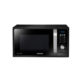 Samsung MG23F301TCK Forno Microonde Grill, Combinato 23 Litri, 800 W, con Piatto Doratore Crusty, Nero
