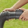 BLACK+DECKER BEBLV300-QS Soffiatore, Aspiratore, Tritturatore, velocità di Soffiaggio Fino a 418 Km/h, con Zaino Raccogli Fogli