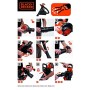 BLACK+DECKER BEBLV300-QS Soffiatore, Aspiratore, Tritturatore, velocità di Soffiaggio Fino a 418 Km/h, con Zaino Raccogli Fogli