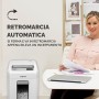 Fellowes Powershred 12Ms, distruggidocumenti mini taglio 12 fogli per piccole aziende/uffici domestici con tecnologia SafeSense,