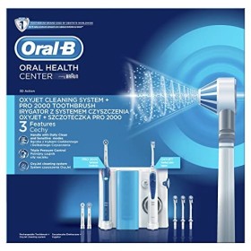 Oral B Pro 2000+ Kit per l'Igiene Orale e Idropulsore Oxyjet