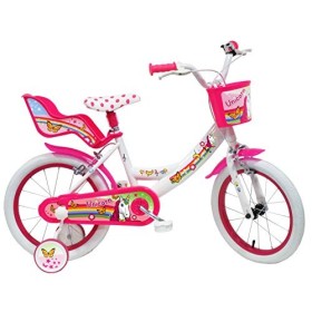 Denver 16" Unicorn, Bicicletta Bambino, Bianco-Rosa