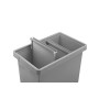 Mattiussi Ecologia Polymax Mini Sistema Modulare, Grigio Scuro, 49x29x42 cm