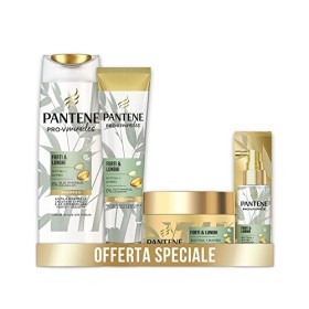 Pantene Pro-V Miracles Forti&Lunghi, Set con Shampoo Anticaduta 225 ml, Balsamo Capelli 160ml, Maschera Capelli 160ml, Siero Cap