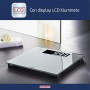 SOEHNLE Style Sense Comfort 600 Bilancia Pesapersone Digitale, con Portata Fino a 200 kg, con Schermo LCD, Argento, 36 x 36 x 4 