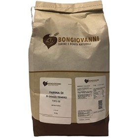 Farina di Grano Tenero Tipo 0 Media Forza (W 180-200) 5Kg