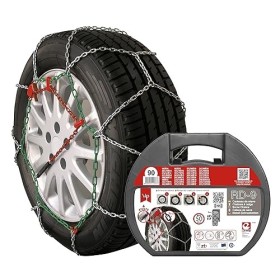 RD9 - Catene da Neve Metalliche mm Misura n. 90 Set 2 pz Guanti Inclusi