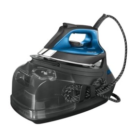 Rowenta DG9160 Silence Steam PRO Ferro da Stiro con Caldaia Silenziosa e ad 7.5 Bar Pressione, 2800 W, 1.1 Litri, Grigio e Blu