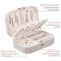 Lrikas Piccolo Portagioie da Viaggio Portagioie Donna Scatola di Gioielli Organizzatore di Gioielli Jewelry Box 16,5 x 11,5 x 5,