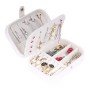 Lrikas Piccolo Portagioie da Viaggio Portagioie Donna Scatola di Gioielli Organizzatore di Gioielli Jewelry Box 16,5 x 11,5 x 5,