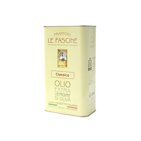 Le Fascine Olio Extravergine Di Oliva 100 % Italiano Latta Da 3 Litri Prodotto Da Olive Mono Cultivar Provenzali ( Peranzane )