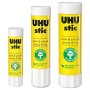 UHU Stic 3x21g Colle stick in blister Senza solventi e facile da usare, tappo a vite