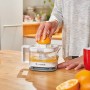 BLACK+DECKER BXCJ25E Spremiagrumi, 25 W, 350 milliliters, Plastica, Bianco