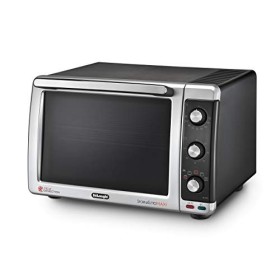 De'Longhi EO32752 Sfornatutto MAXI, Forno elettrico, Termostato da 80° a 220°C, 2200 W, Plastica, 32L, Nero/Argento, 53.5 x 46
