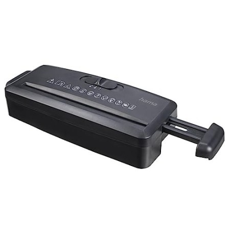Hama - Distruggi documenti elettrico Mini S6, taglio a striscia, nero