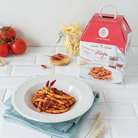 FILEJA CALABRESE My Cooking Box x2 Porzioni - Per una serata tra amici, una cena romantica o come idea regalo originale. Stupisc
