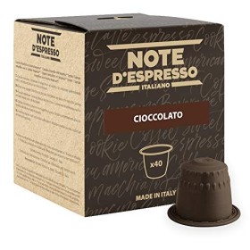Note D'Espresso Cioccolato Preparato Solubile in Capsule per Bevanda al Gusto di Cioccolato - 280 g (40 x 7 g) Esclusivamente Co