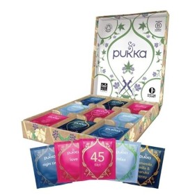 Pukka Relax Selection Box, Scatola di Tisane Biologiche Rilassanti Assortite, Idea Regalo di Compleanno, 45 Bustine