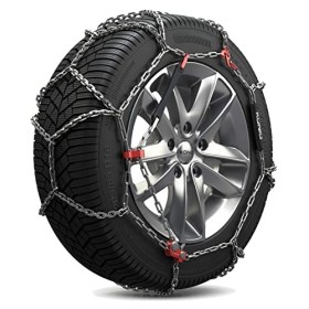 KÖNIG CB-12 090 - Catene da Neve a tensionamento manuale, 1 paio, 12 mm di ingombro