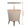 Keter 17204184 - Tavolo Frigorifero, con Illuminazione Bianca