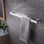 ZUNTO Bagno Portasciugamani 40CM Autoadesivo Per Porta Salviette in Acciaio Inossidabile Porta Asciugamano