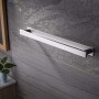 ZUNTO Bagno Portasciugamani 40CM Autoadesivo Per Porta Salviette in Acciaio Inossidabile Porta Asciugamano