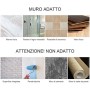 ZUNTO Bagno Portasciugamani 40CM Autoadesivo Per Porta Salviette in Acciaio Inossidabile Porta Asciugamano