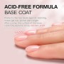 AIMEILI Base e Top coat Semipermanente Smalto Semipermanente per Unghie in Gel Soak Off UV LED Smalti Gel per Unghie Kit Semiper